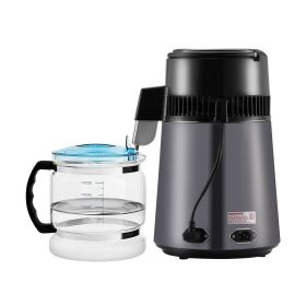 VEVOR Water Distiller, 4L 1.05 Gallon Pure Water Purifier Filter For Home Countertop, 750W Distilled Water Maker
