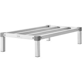 Newly Upgraded!VEVOR Aluminum Dunnage Rack Stationary Dunnage Rack 36' x 20' x 8' Storage Rack