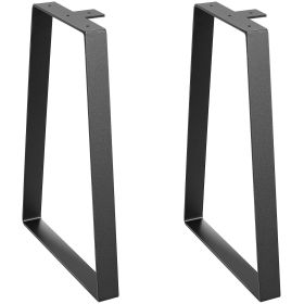 VEVOR 16 inch Trapezoid Steel Table Legs, Replacement Furniture Legs Set of 2 for DIY Coffee Tables, Modern Desks, Bench, Night Stands, Sofa