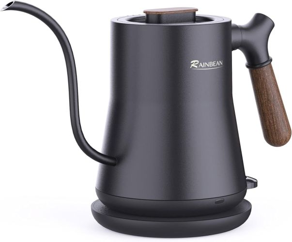 Gooseneck Electric Kettle, Pour Over Coffee Kettle & Tea Kettle, 100% Stainless Steel Inner With Leak Proof Design, 1000w Rapid Heating