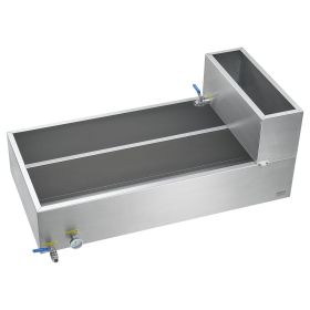 VEVOR Maple Syrup Evaporator Pan 304 Stainless Steel with Valves and Thermometer (Default: Default)