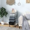 6 Drawers Rolling Storage Cart Organizer